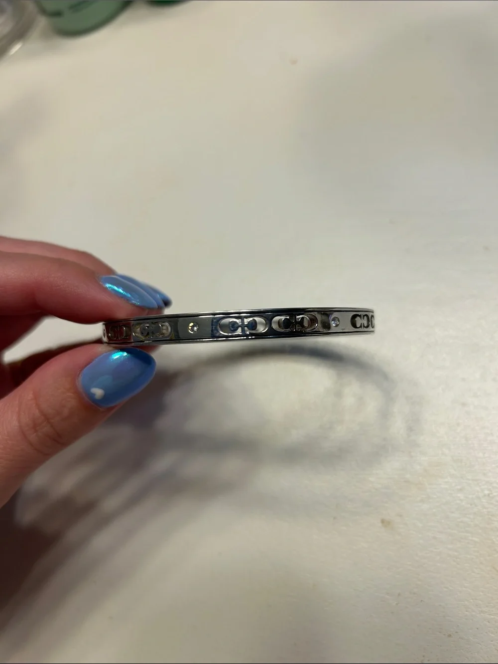 Silver Bangle Bracelet